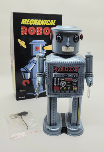 Blechspielzeug roboter - blechspielzeug,