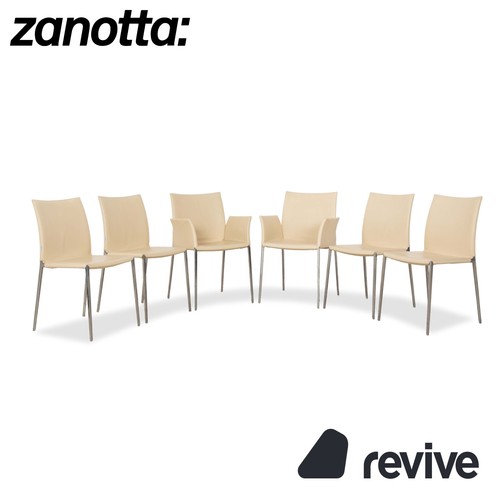 Set zanotta lia leather - set, 6
