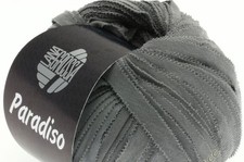 Lana Grossa Paradiso 50g Bändchengarn Fb 010 dunkelgrau