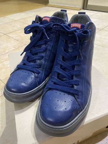 Men camper boots navy leather - men,