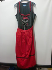 schwarz-rotes Dirndl Gr. 44