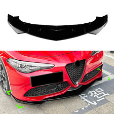 Auto Frontstoßfänger Spoiler Lippe Für Alfa Romeo Giulia 2015-2024 2016 Schwarz