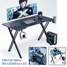 LED Gaming Tisch 120/140/160cm