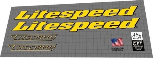 2004 litespeed tuscany decal - 2004,