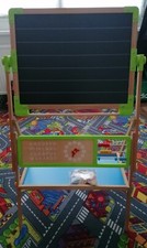 Kindertafel: Schreibseite Und Magnetseite+ magnetische Buchstaben Und Zahlen 