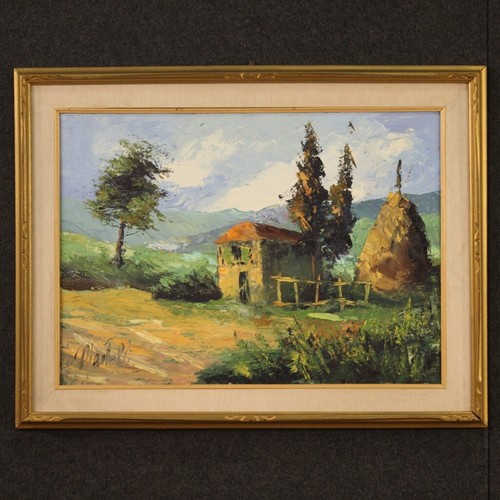 Malerei signiert landschaft - malerei,