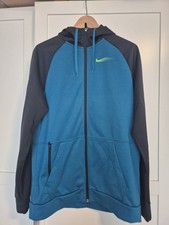 NIKE Sweatjacke (türkis schwarz) & NIKE Hose (rot) Gr. M