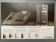 SSS Siedle Furtwangen Telefonsystem 90s retro 1993 Vintage Ad Werbung Reklame