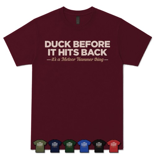 Duck before hits back - duck,