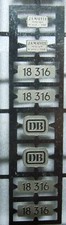 *LO 996* Liliput Ätzschildersatz Betriebs Nr BR 18 316 DB für 104001
