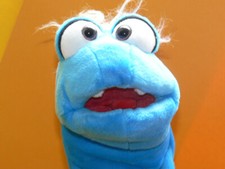 Living Puppets® - Büffelchen der Quasselwurm - Handpuppe ca. 25 cm - Neu -