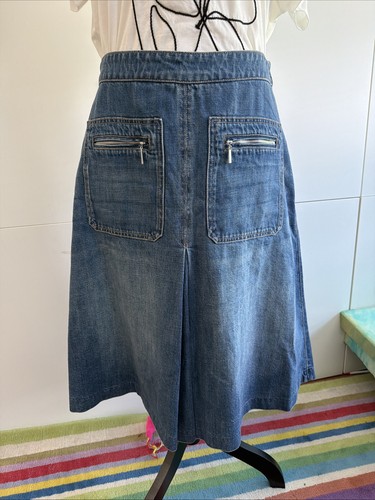 Jeansrock linie m denim - in,