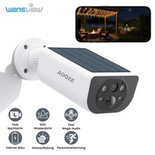 Wansview Kabellos Überwachungskamera Außen WLAN Kamera Outdoor Akku Nachtsicht