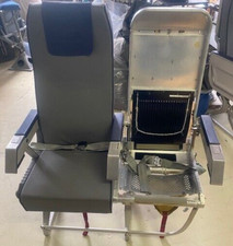 2er Sitzbank Flugzeugsitzbank Lufthansa Flugzeugsitz leder Airbus A 310 10+23 24