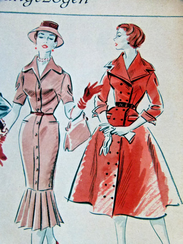 Altes modeheft von - 1955, mit