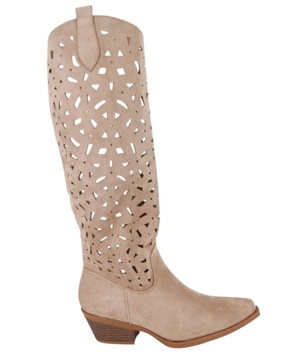 Cowboystiefel aus beigem