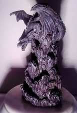 NEMESIS NOW - Kerzenhalter - Höhe ca. 19cm - Figur Drache - Gothic/Fantasy