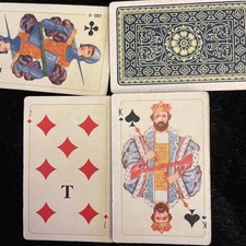 32 Karten Goldecke Evtl "Hornet No. 6 Gilded Antik Vintage Dickere Karte