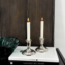 2 Wm. A. ROGERS Kerzenhalter I Kerzenständer • versilbert • Metall • Vintage