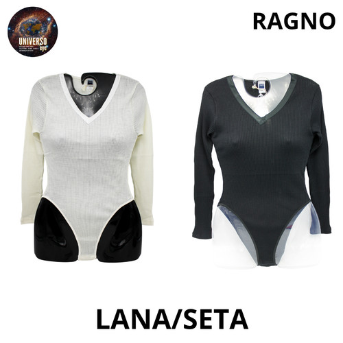 Body langarm wolle seide - langarm,