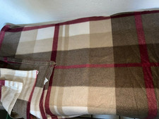 Wohndecke  Kuscheldecke  Plüschdecke Mikrofaser kariert 120x160cm