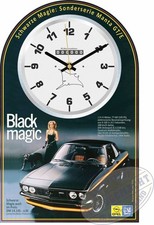 Oldtimer wanduhr motiv opel - oldtimer,