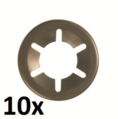 10x starlock stahl - starlock, lackiert