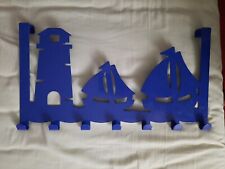 garderoben haken Maritim, Blau, Metall