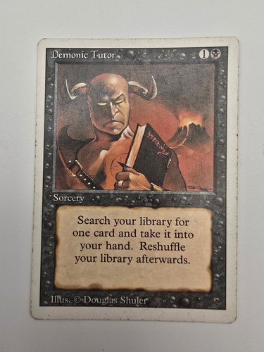 Mtg demonic tutor revised - tutor,