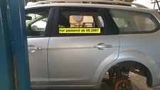 TÜR Hinten Links Ford Focus Turnier 1.6 Tdci DPF DA3/DB3 Farbe Silber 03 Kombi