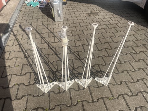 Metall tischbeine mit ornament - mit,