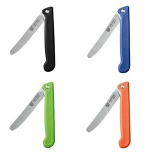 Kompaktes Klappmesser mit Etui – Ideal für Picknick & Brotzeit Wellenschliff