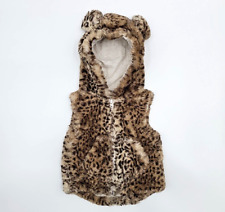 Next Mädchen Kuschelige Weste mit Zipper Kapuze in Gr. 80/86 (1-1,5 Jahre)