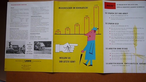 Lanz mähdrescher vormarsch - lanz,