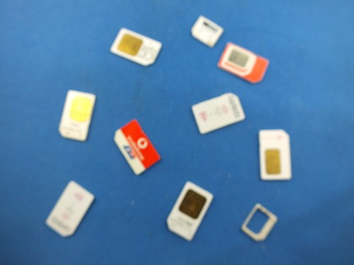 Konvolut sammlung sim handy - sammlung,