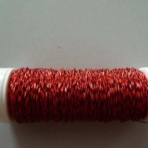 Basteldraht rot 3mm metall - rot,