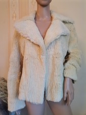 MARC CAIN Mantel LEDER PELZ N3