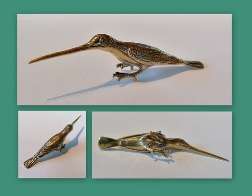 Messing kolibri vogel figur - kolibri,