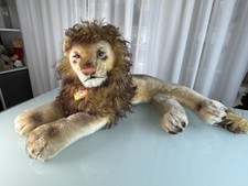 Steiff Tier Stofftier Sammler 2350.00 Löwe Leo 34 x 70 cm. Top Zustand 