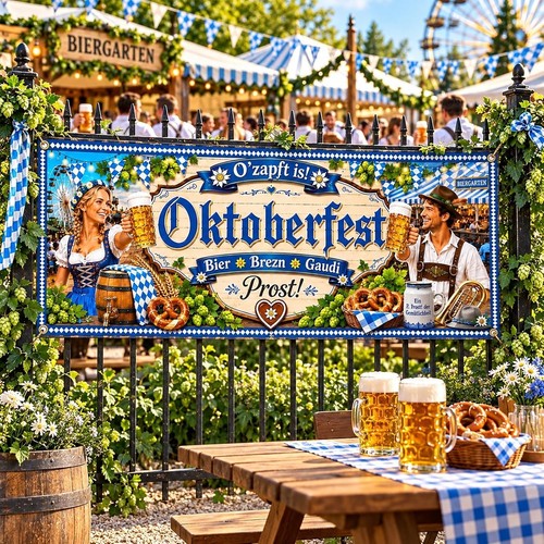 Oktoberfest deko banner 300 - deko,