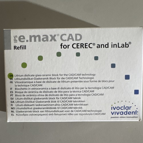 Ips max cad cerec - e.max, inlab