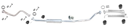 Auspuff für opel agila 0 - für, b