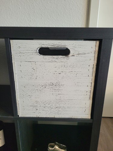 Holzbox vintage weiss - vintage,