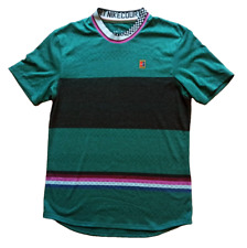 Nike Court Challenger Tennis Shirt Dri-Fit Crew AJ8183 100 grün schwarz 2019 M