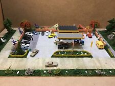 Diorama Top Tankstellen Schell mit Pkws und LED Beleuchtung Top HO