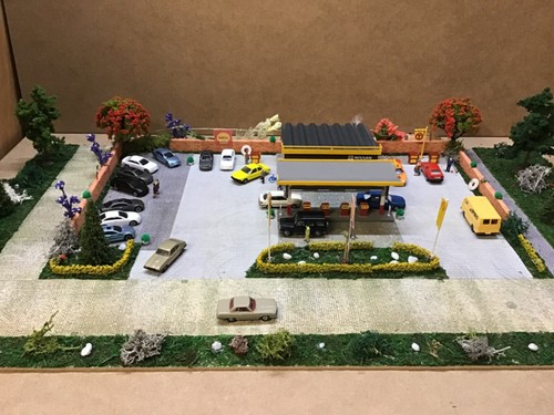 Diorama top tankstellen schell - tankstellen,