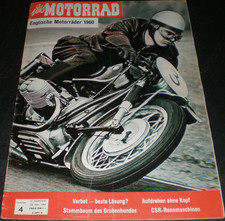 Das Motorrad 04/60 Englische Motorräder:Norton,Triumph,BSA,AJS;CSR-Rennmaschinen
