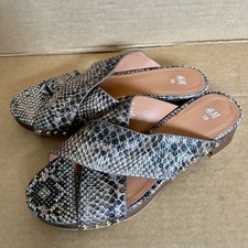 Pantoletten schlangenlook - h&m,