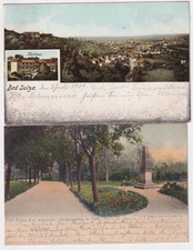 2   Ansichtskarten    Bad  SULZA / Thür.     1904 + 1909