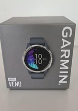 Garmin Venu GPS Smartwatch Sportuhr Uhr Granitblau Tracker Edelstahl wasserdicht